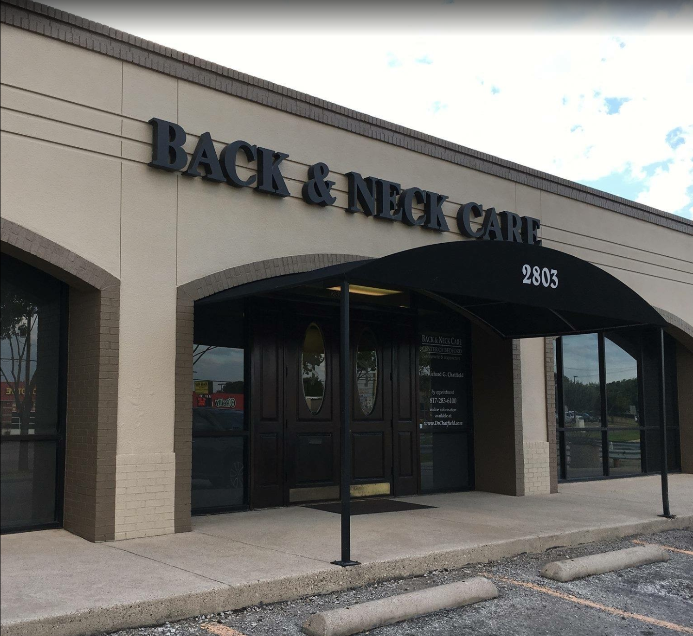 Back & Neck Care Center of Bedford outside of clinic